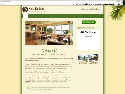 Oceanfront Hana vacation rentals at Hana Kai Maui condos